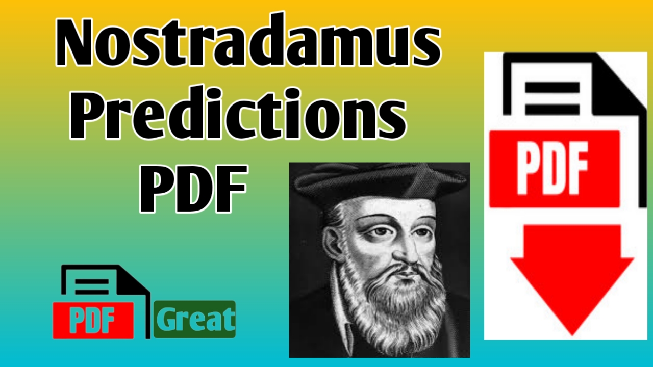 nostradamus predictions pdf